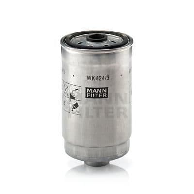 MANNFILTER Bränslefilter WK824 / 3