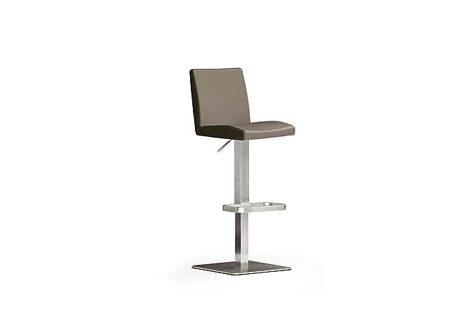 Lopes Barstol Kunstlaeder Cappuccino/Stål