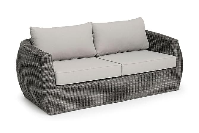 Tara 3-Personers Loungesofa Grå