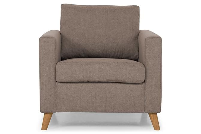 Zero Laenestol Vinklede Egetraesben Beige
