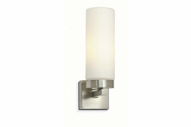 STELLA Vaeg 1L Stål/Hvid IP44