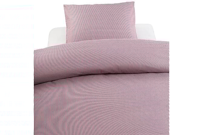 Gingham Sengetoj 2 Dele Rod Borganäs