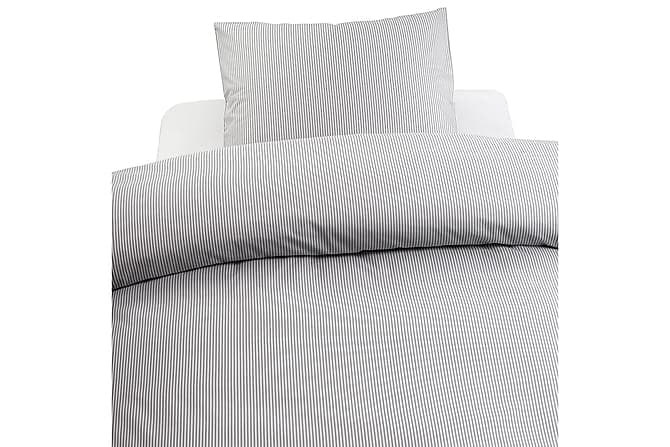 Gingham Sengetoj 2 Dele Grå Borganäs