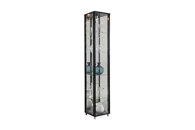 ROBBIO Vitrineskap 32 Svart