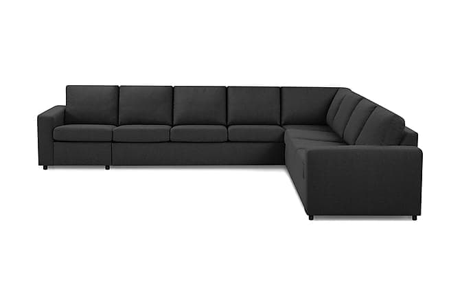 NEW YORK Hjornesofa XXL Venstre Antrasitt