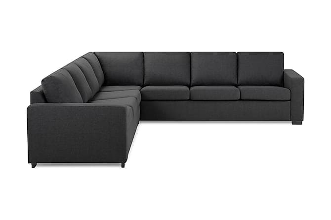 NEW YORK Hjornesofa XL Vendbar Morkegrå