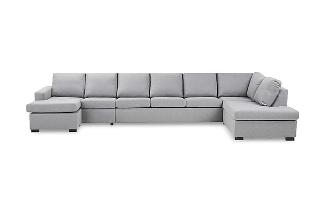 NEW YORK U-sofa XXL Divan Venstre Lysegrå