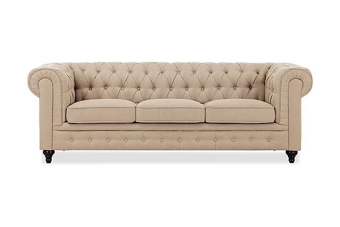 CHESTERFIELD 3-sits Soffa Beige