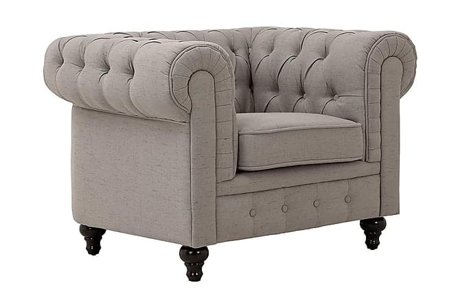CHESTERFIELD Lenestol Grå