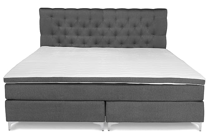 PEARL Basic Kontinentalsäng 210 Fast/Fast Elastiskt Skum Grå