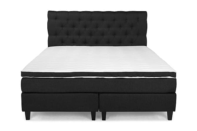 PEARL Lyx Sängpaket 180 Fast/Fast Latex Svart