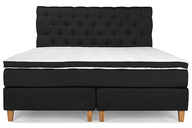 PEARL Lyx Sängpaket 180 Fast/Fast Latex Svart
