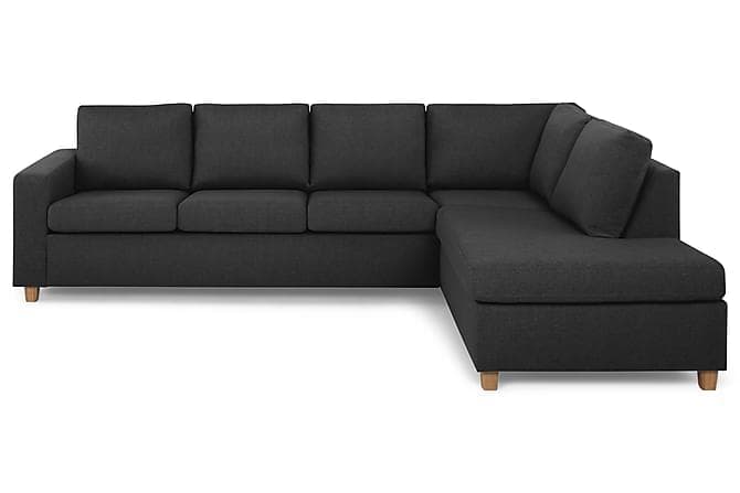 NEW YORK 3-seters Sofa med Sjeselong Hoyre Antrasitt