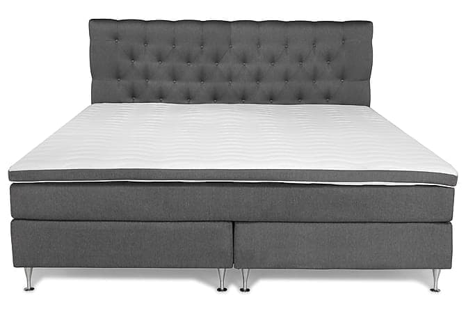 PEARL Basic Kontinentalsäng 210 F/F Elastiskt Skum Ljusgrå