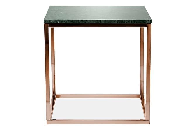 Carrie Sidebord 50 cm Marmor Gron/Kobber