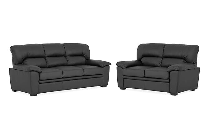 SIGGE Soffgrupp 3-sits+2-sits Konstläder