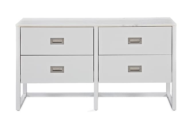 Miller Kommode 120x69 cm Marmor Hvid