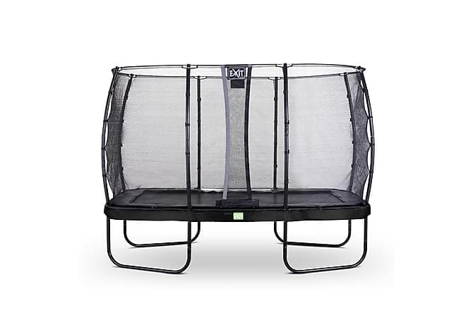 Exit Elegant Trampoline med Nett Economy 244x427 Svart