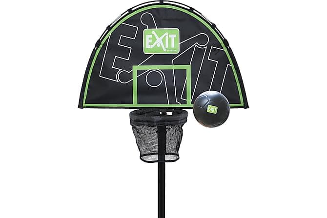 Exit Basketkurv + Ball til Trampoline Svart/Gronn