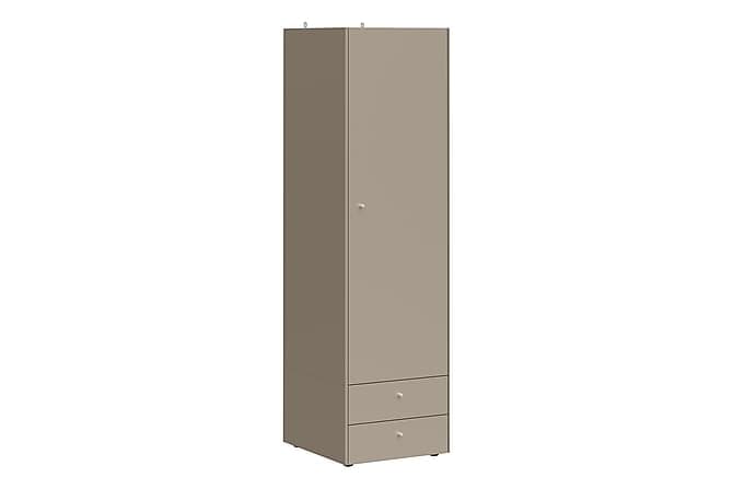 Abelone Garderobe med 1 Låger + 2 Skuffer Grå