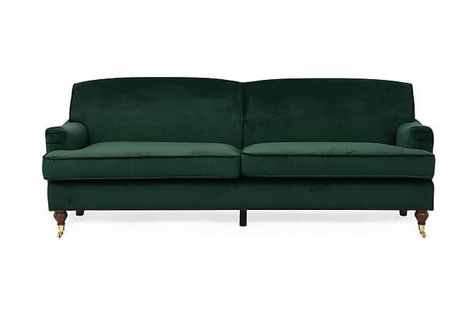 WALLACE Sofa 3-seter Morkegronn Floyel