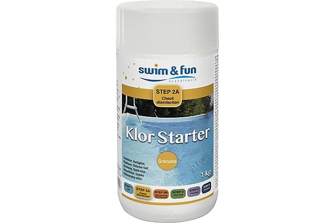Kvikklor Granulat 1 kg Stabiliseret