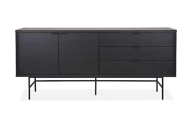 Delera Skaenk 200 cm Sort