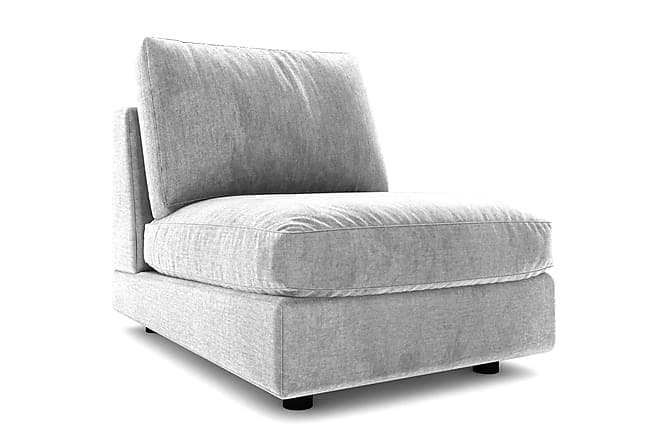 Arken Midtermodul 70 cm Velour Lysegrå
