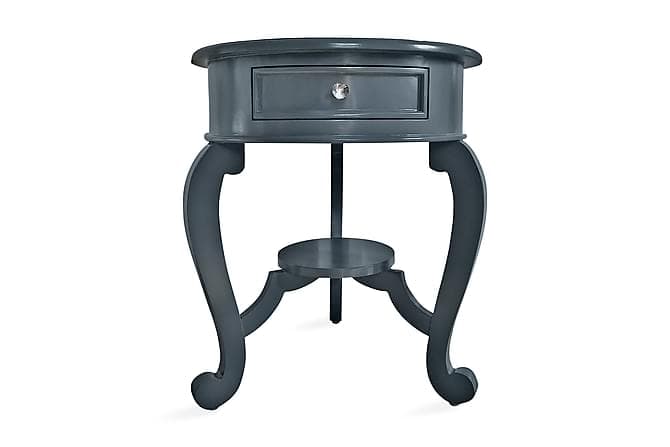 Skagen Sengebord Morkegrå Mahogni