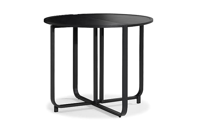 Flippy Cafebord 90 cm Rundt Sort