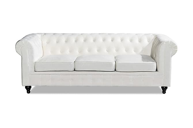 CHESTERFIELD Soffa 3-seter Beige Floyel