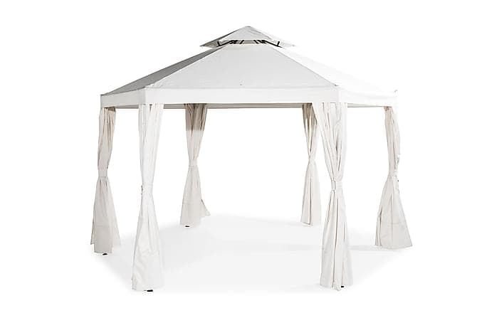 BERMUDA Paviljong Rund Hvit