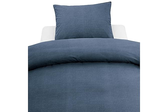 WASHED Sengesett 2-delt 150x210 Marineblå