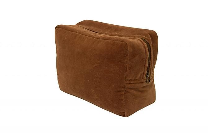 Noor Toilettaske Stor Cognac