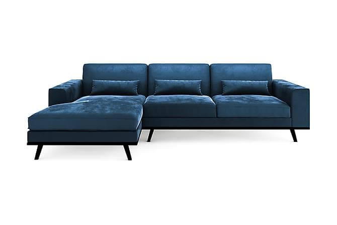 Copenhagen Chaiselongsofa Venstre Velour Blå
