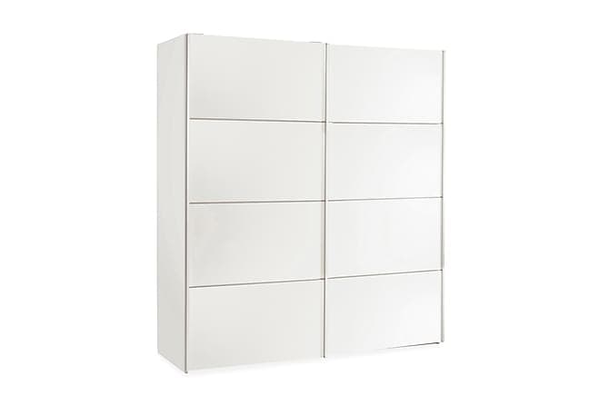 VERVIO Garderob 182 2 Skjutdörrar 2 Hyllor Vit