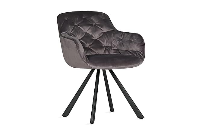 Sadia Kokkenstol Velour Antracit