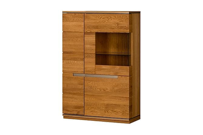 ADDEO Vitrineskap 98x148 Eik
