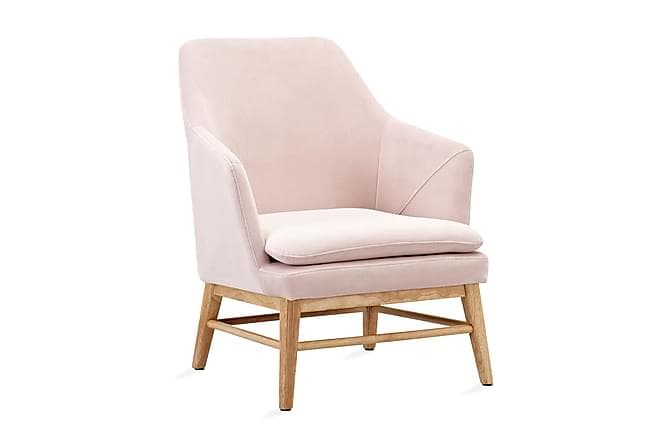 Nick Velourlaenestol Rosa/Trae