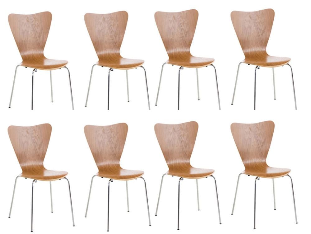 CLP 8-pack Bistro Stol Calisto Træ