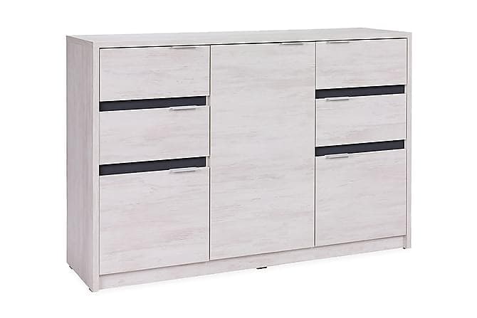 Najera Skaenk 135 cm Hvid/Grå