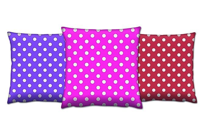 Gravel Pude 43x43 cm 3-pak Multifarvet