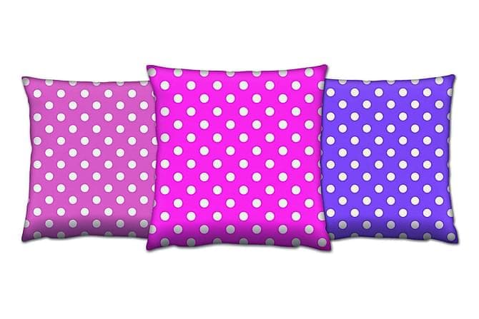 Gravel Pude 43x43 cm 3-pak Multifarvet