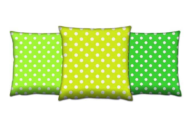 Gravel Pude 43x43 cm 3-pak Multifarvet