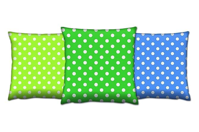Gravel Pude 43x43 cm 3-pak Multifarvet