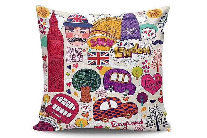 Kissy Pude 45x45 cm Multifarvet