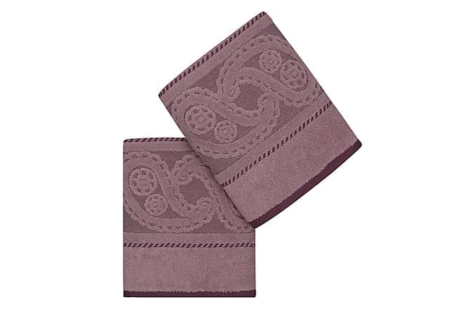 HOBBY Håndkle 50x90 2-pk Lilla