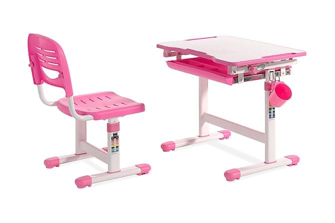 DUNCANNE Tegnebord Hvit/Rosa