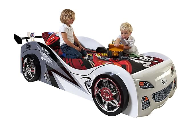 RILLERY Barnsäng/Bilsäng Racing Vit