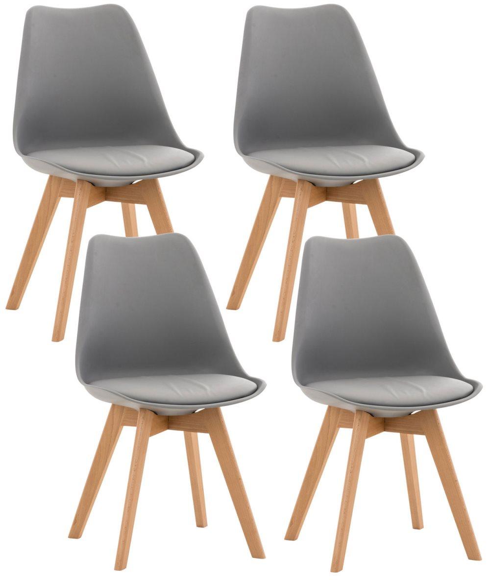 CLP 4-pack Spisebordsstol Linares Kunststof